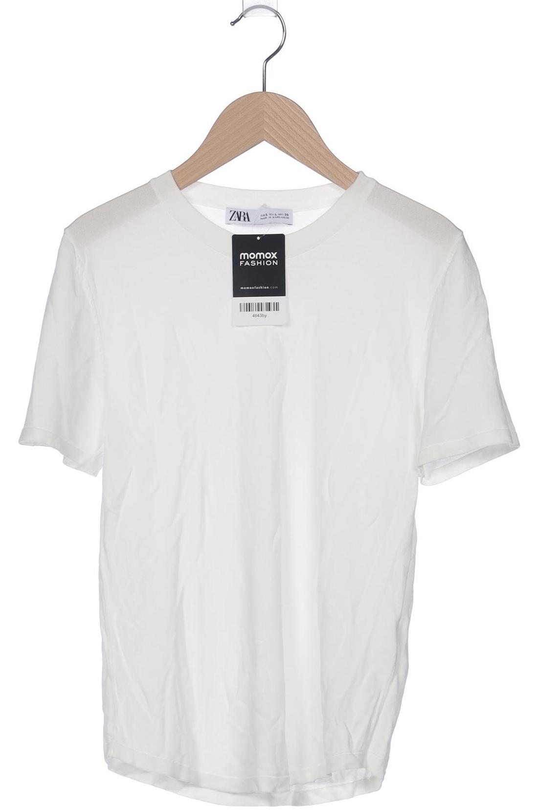 

Zara Damen T-Shirt, weiß, Gr. 42