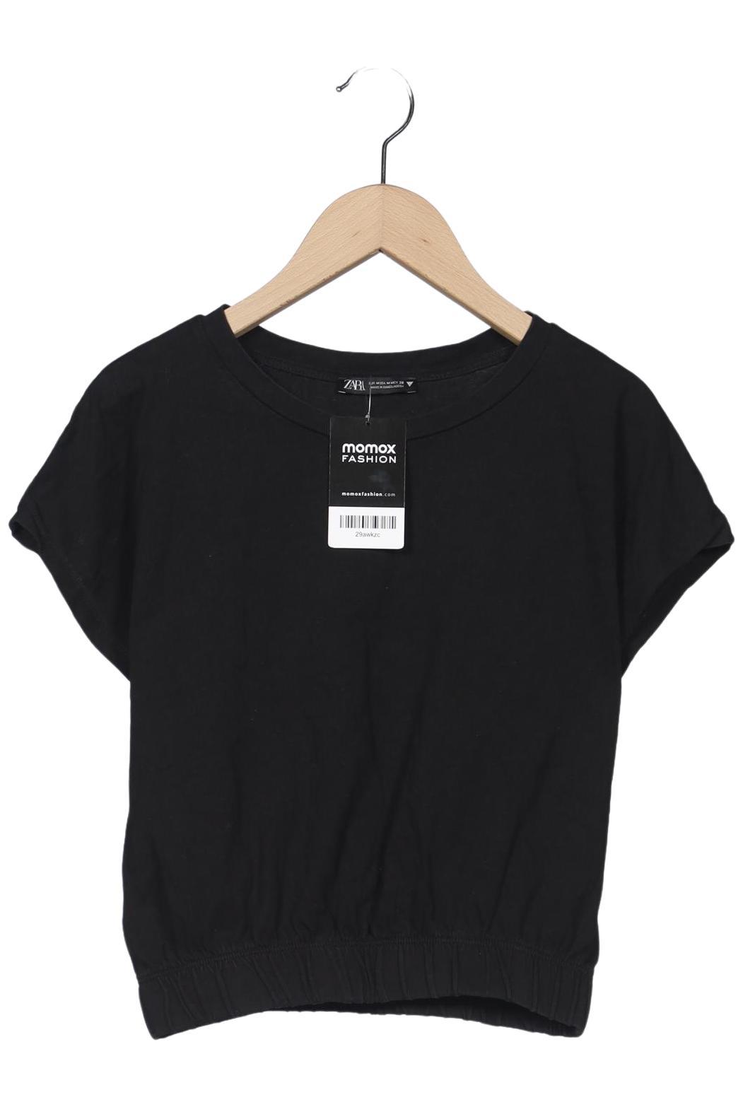 Thumbnail - Zara Damen T-Shirt, schwarz, Gr. 38