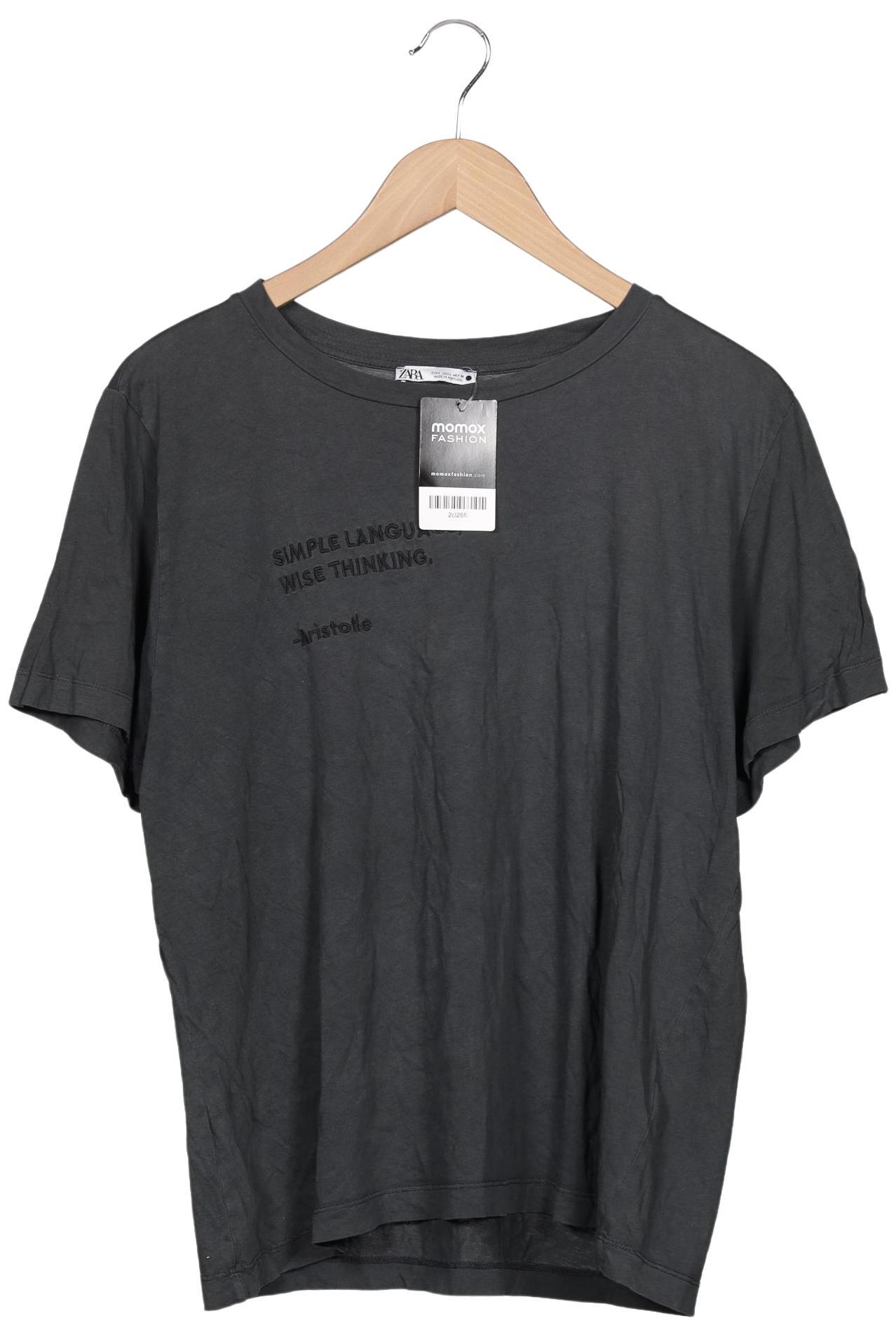 

Zara Damen T-Shirt, grau, Gr. 42