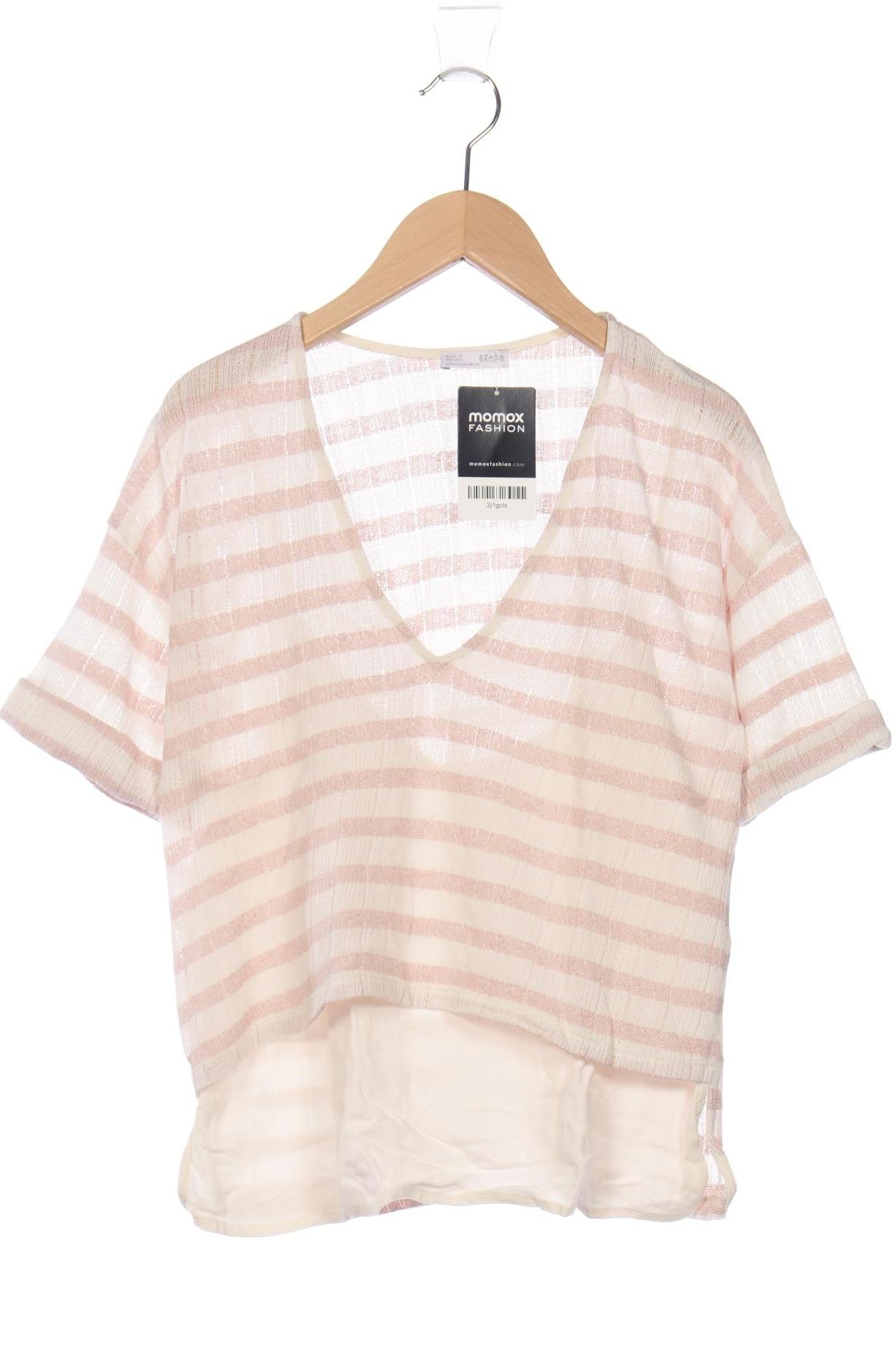 

Zara Damen T-Shirt, weiß, Gr. 38