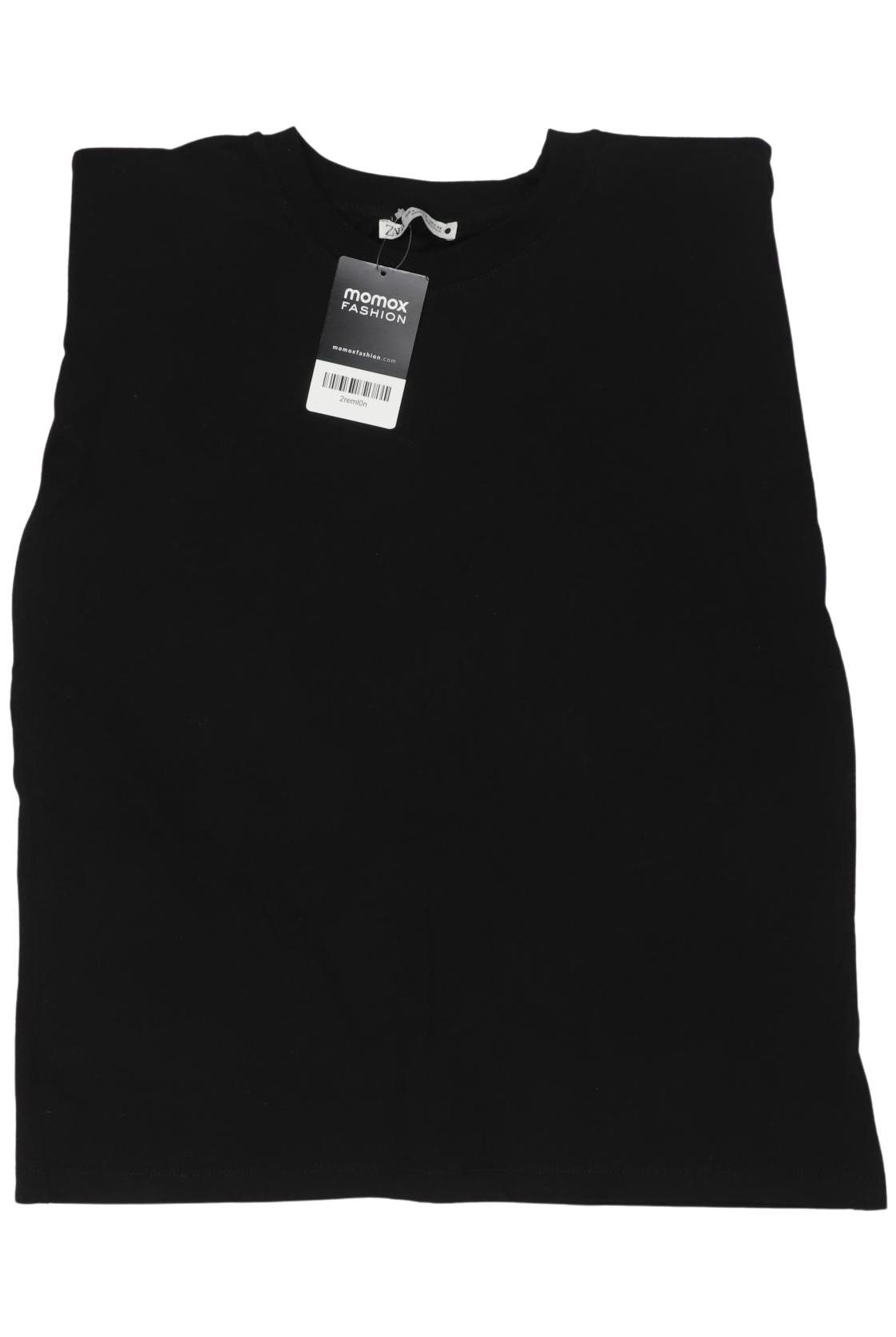 

Zara Damen T-Shirt, schwarz, Gr. 36