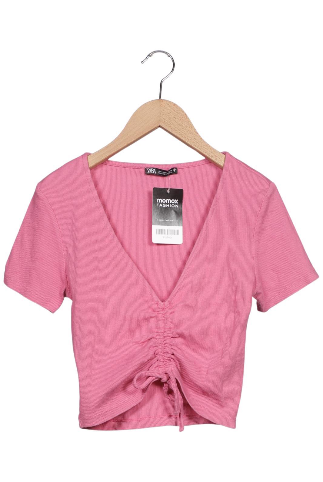 

Zara Damen T-Shirt, pink, Gr. 42