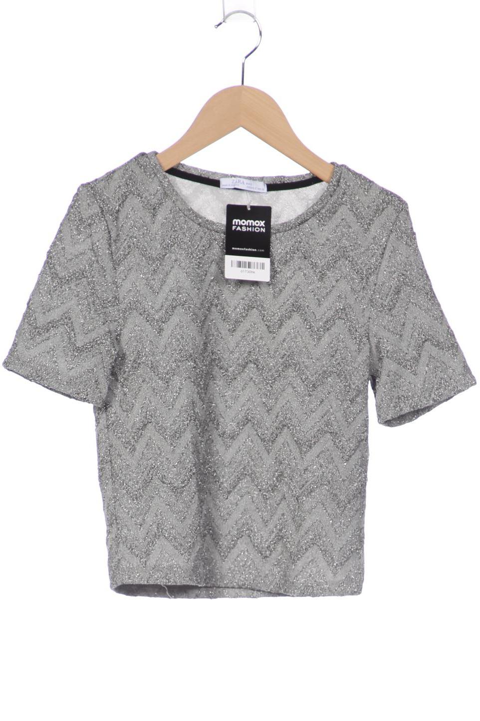 

ZARA Damen T-Shirt, grau