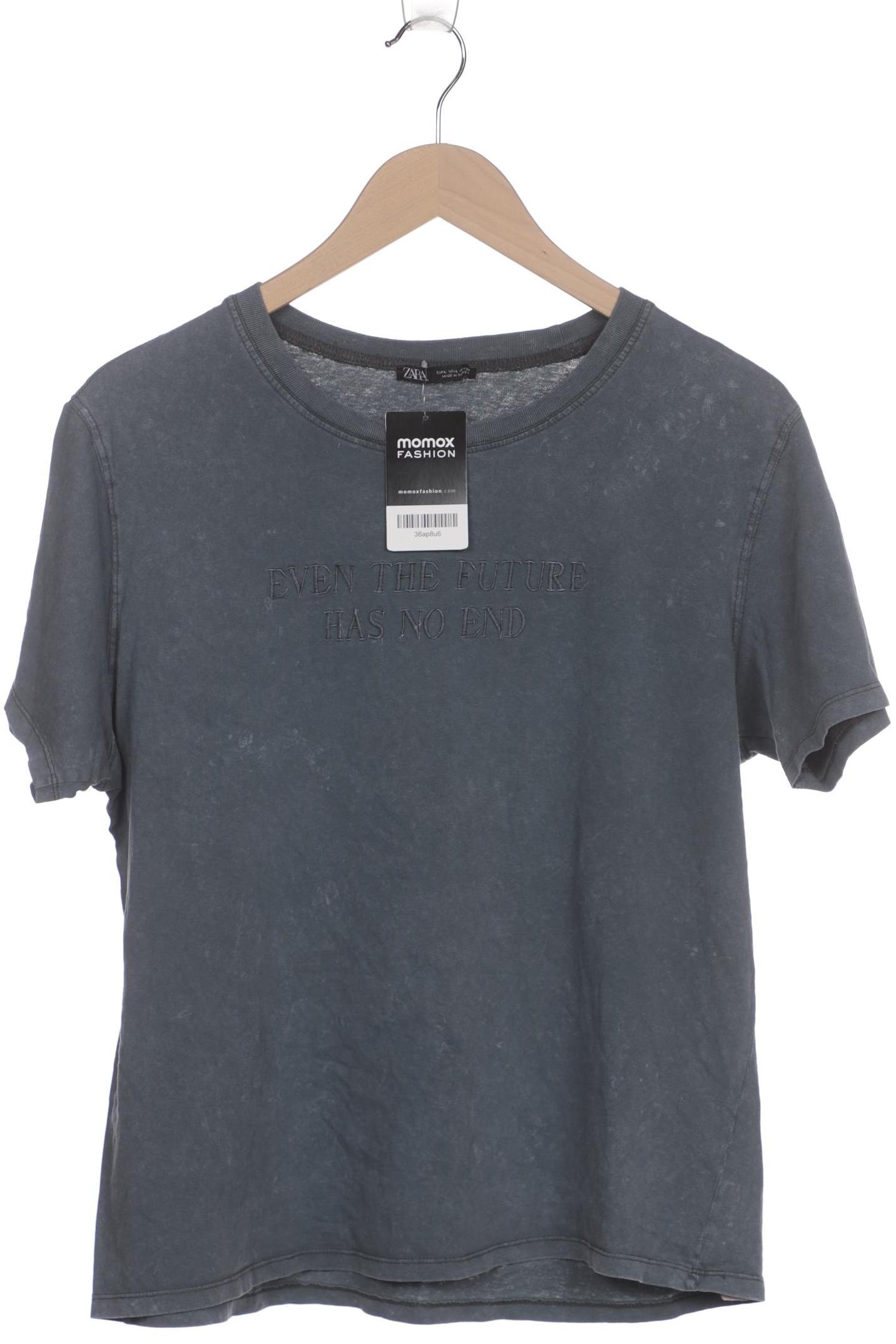 

Zara Damen T-Shirt, grau, Gr. 42