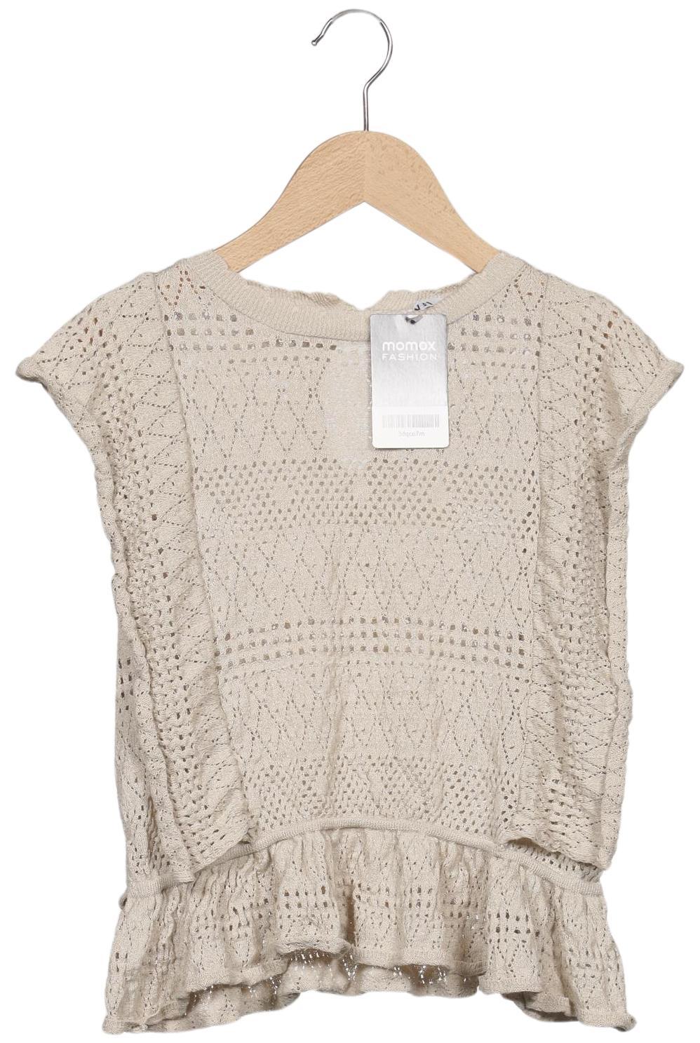 

Zara Damen T-Shirt, beige, Gr. 36