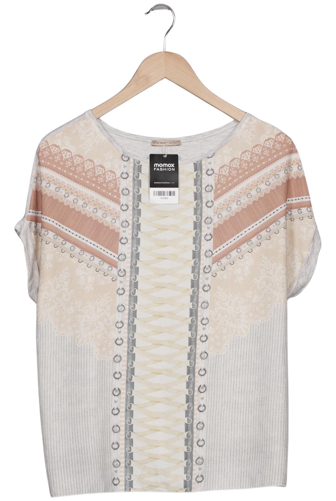 

Zara Damen T-Shirt, beige, Gr. 42