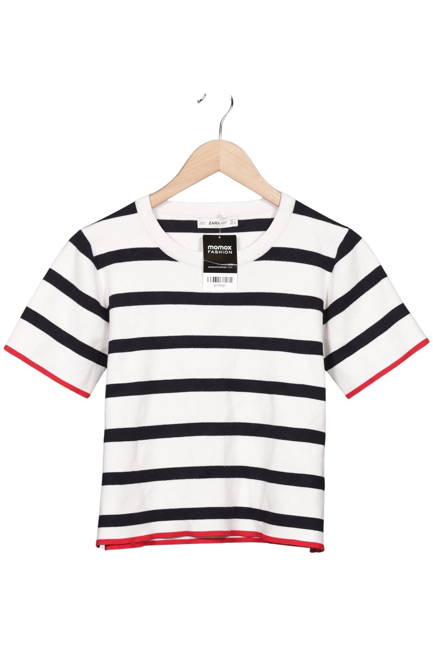 

Zara Damen T-Shirt, weiß, Gr. 42