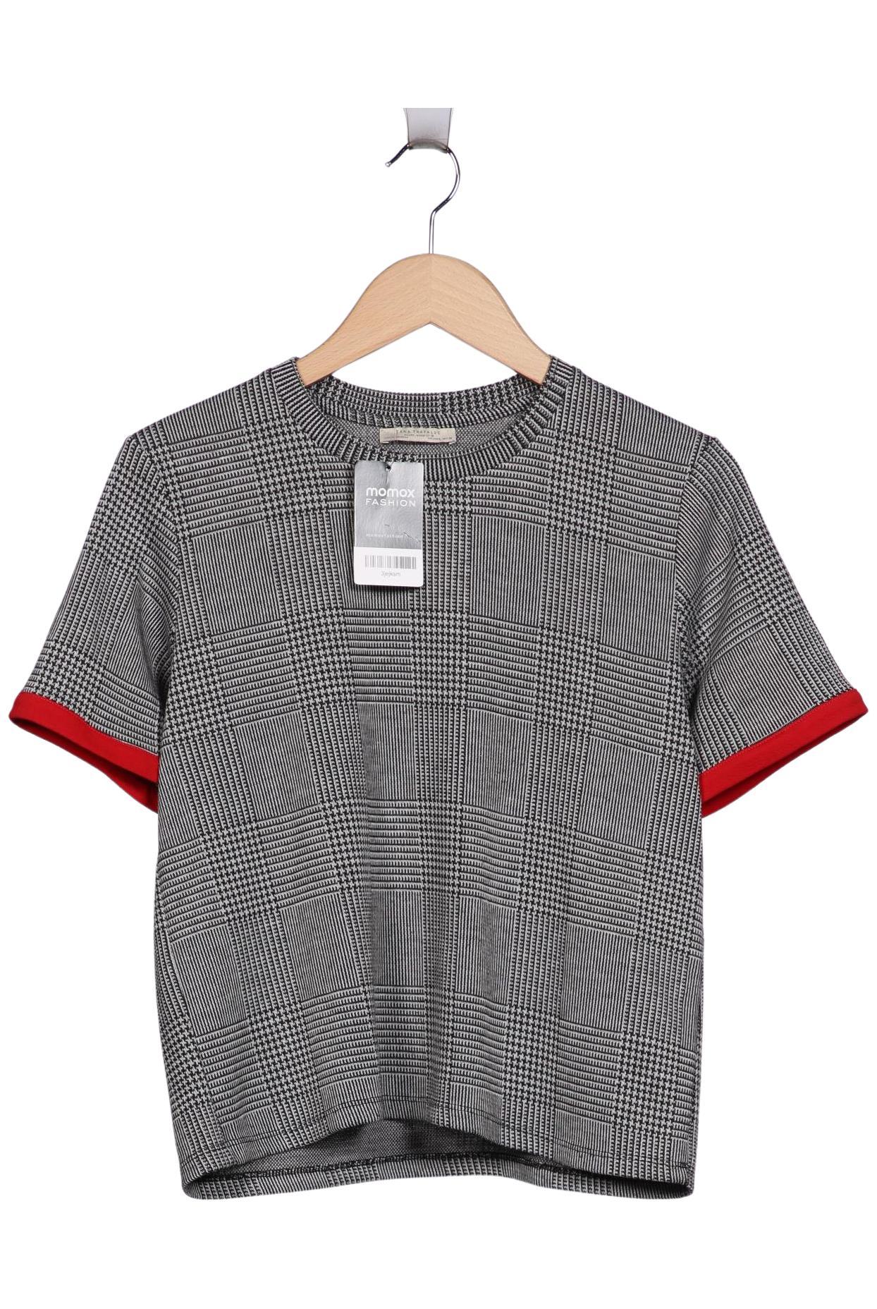 

Zara Damen T-Shirt, mehrfarbig, Gr. 42