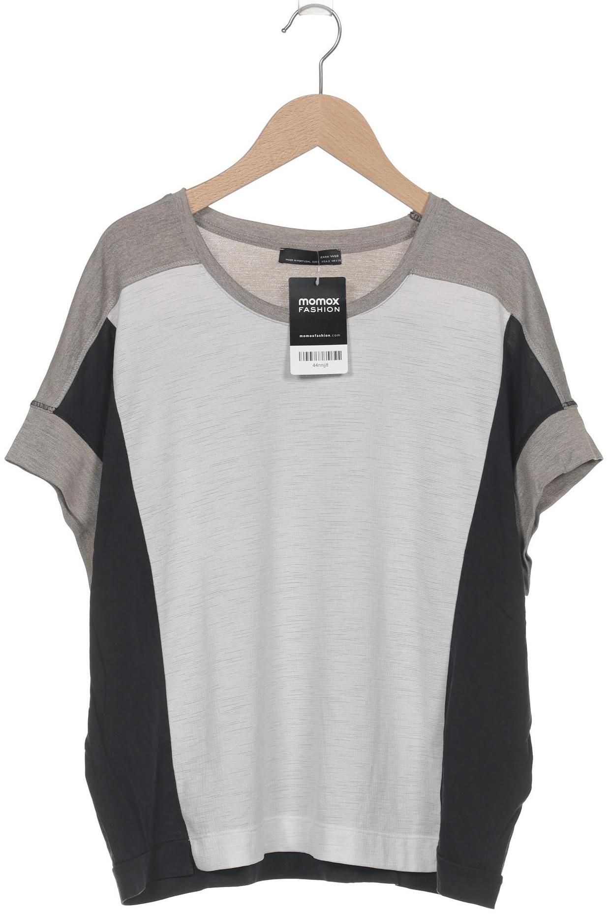 

Zara Damen T-Shirt, schwarz, Gr. 36