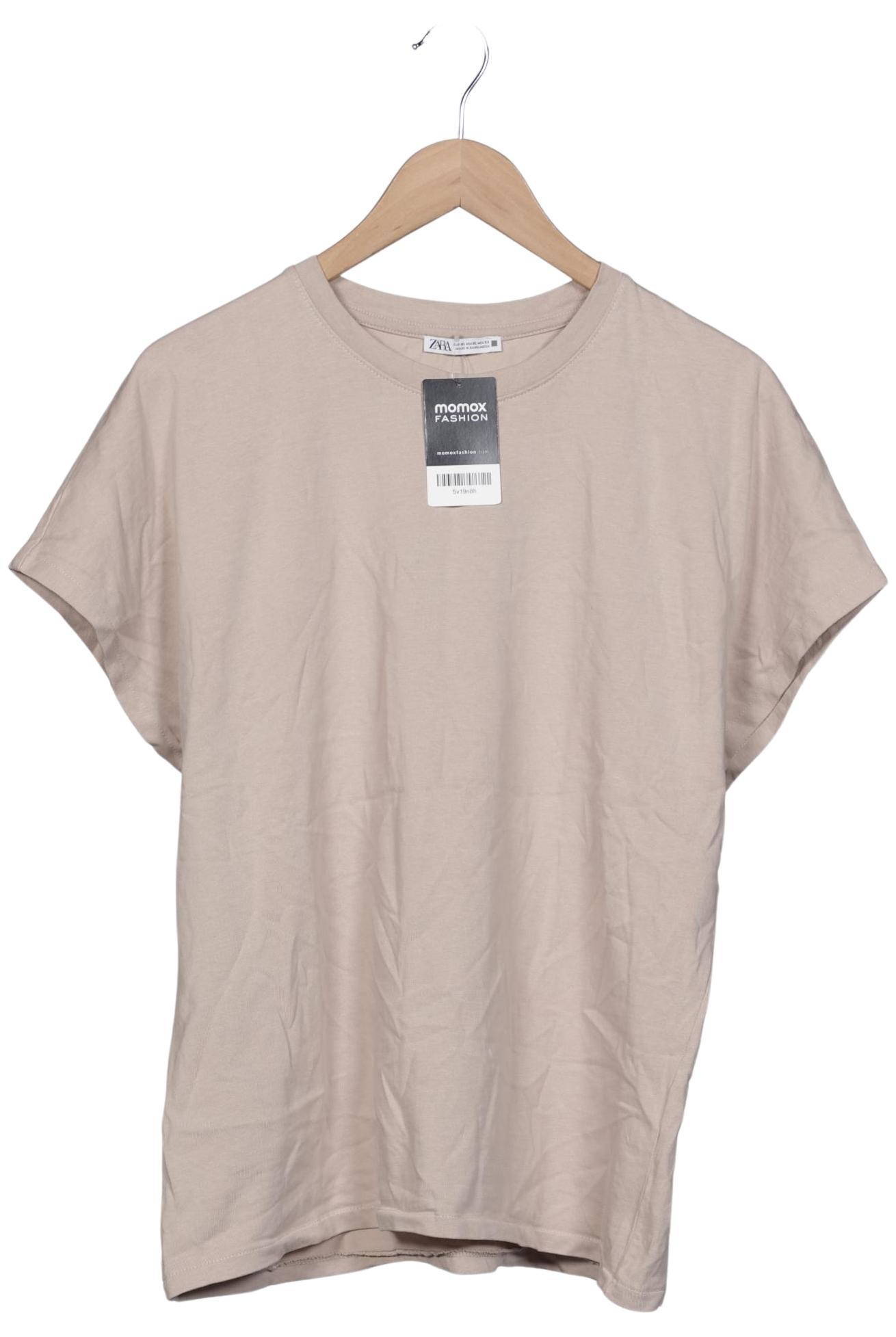 Thumbnail - Zara Damen T-Shirt, beige, Gr. 44