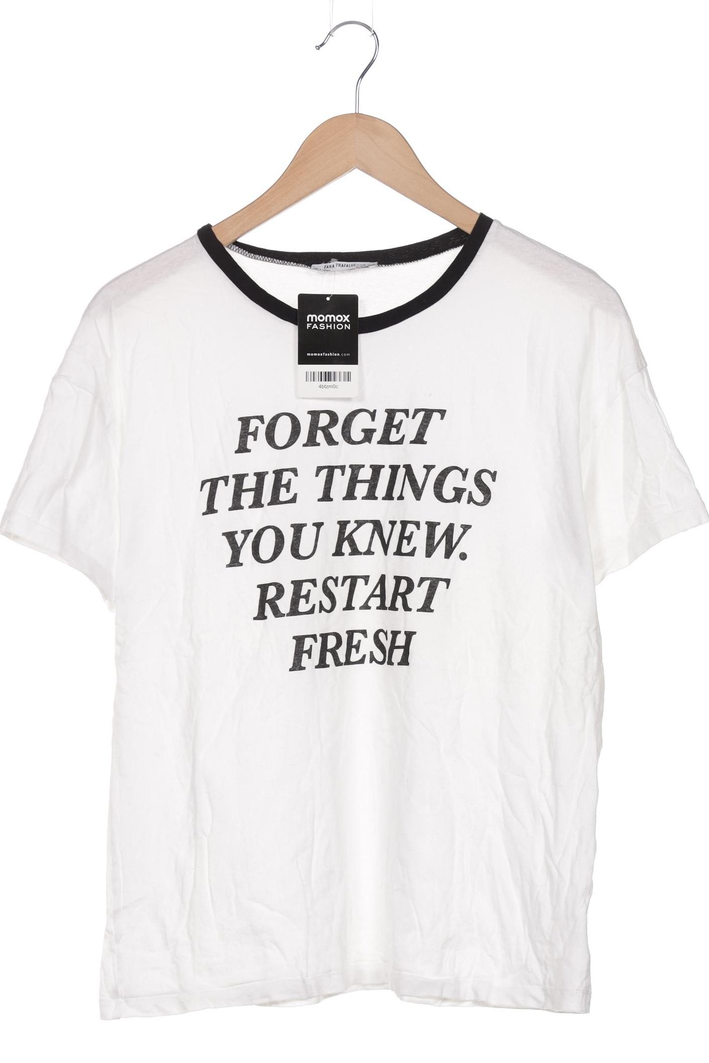 

Zara Damen T-Shirt, weiß, Gr. 36