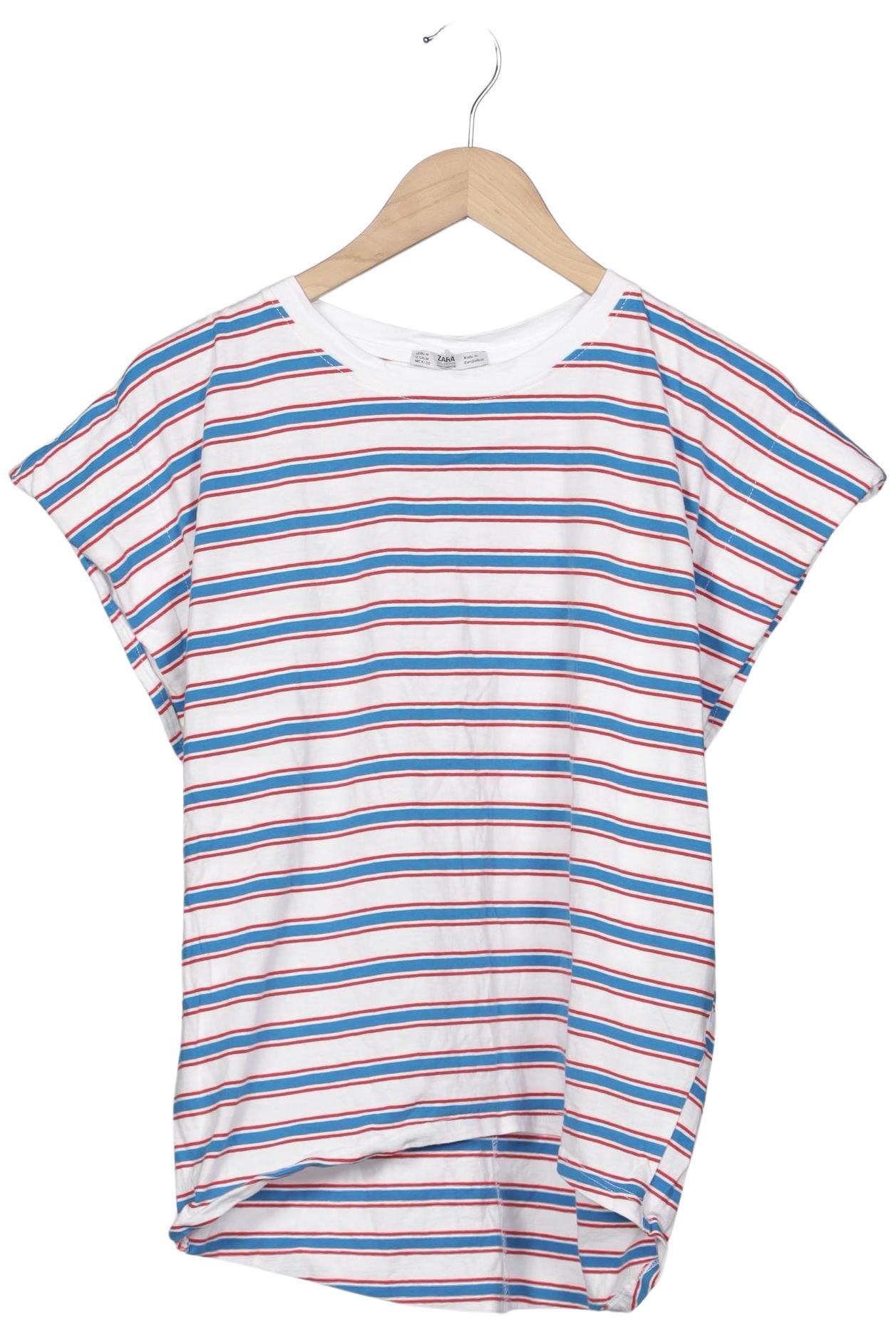 

Zara Damen T-Shirt, mehrfarbig, Gr. 38