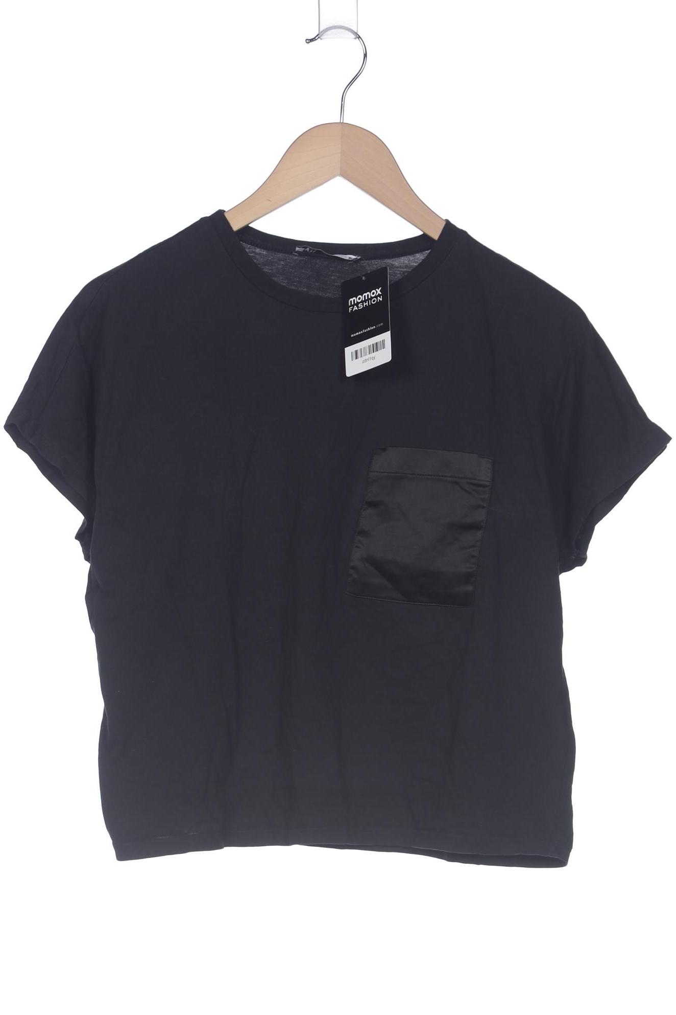 

Zara Damen T-Shirt, schwarz, Gr. 36