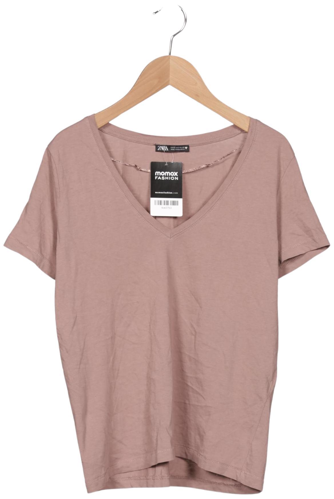 Thumbnail - Zara Damen T-Shirt, braun, Gr. 36