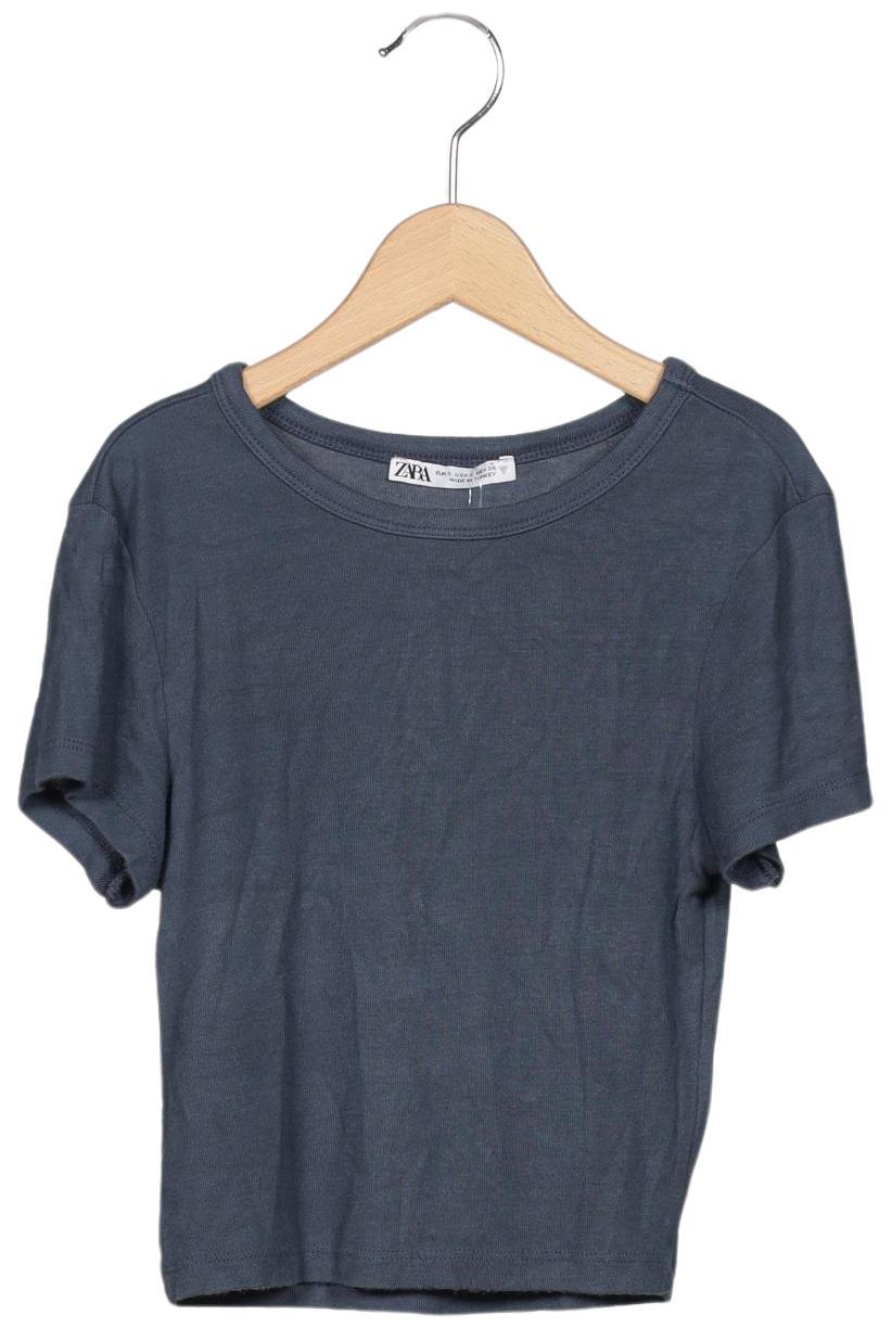 

Zara Damen T-Shirt, marineblau, Gr. 36