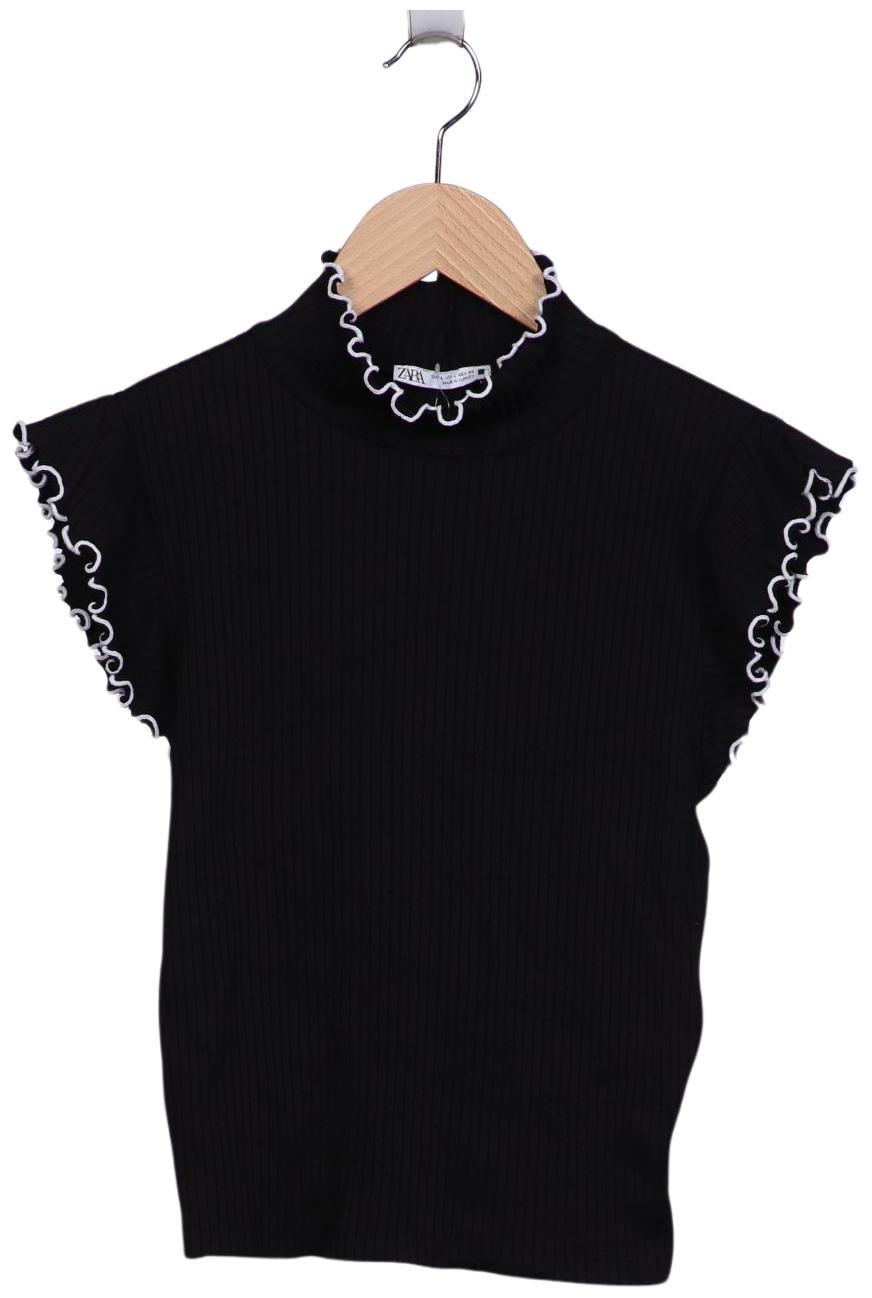 

Zara Damen T-Shirt, schwarz, Gr. 42