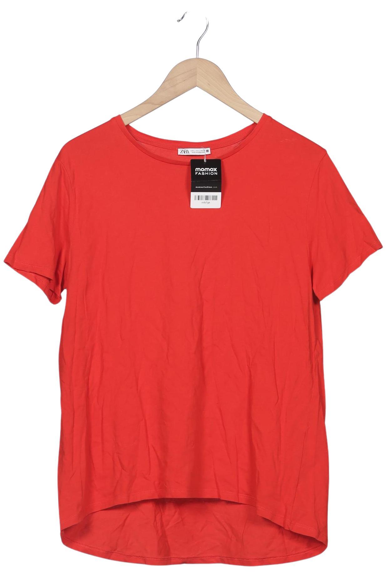 

Zara Damen T-Shirt, rot, Gr. 42