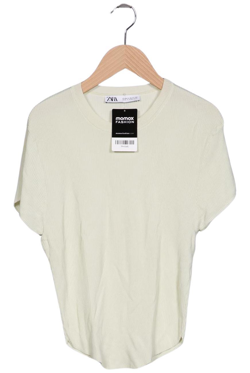

Zara Damen T-Shirt, hellgrün, Gr. 44