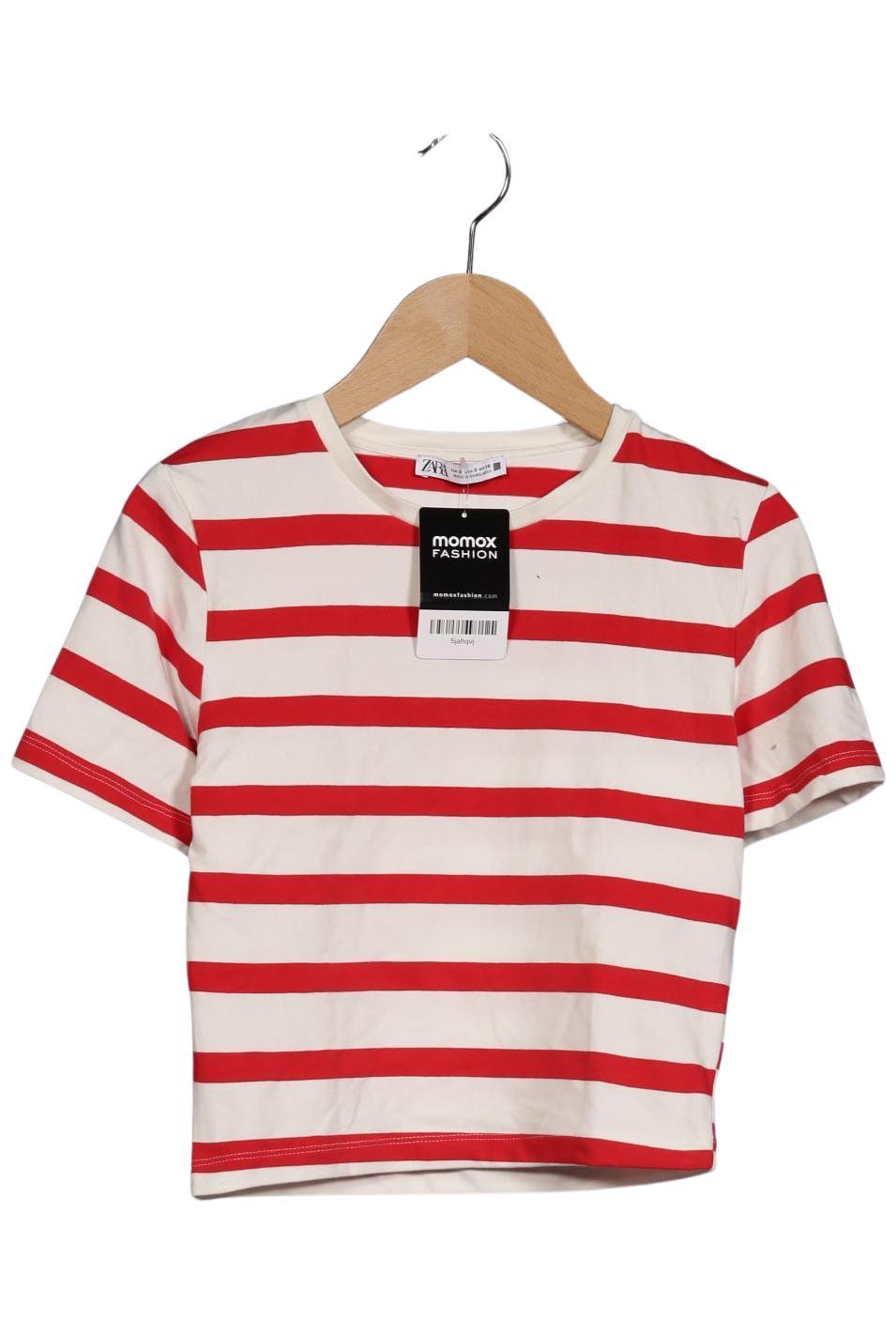 

Zara Damen T-Shirt, rot, Gr. 36
