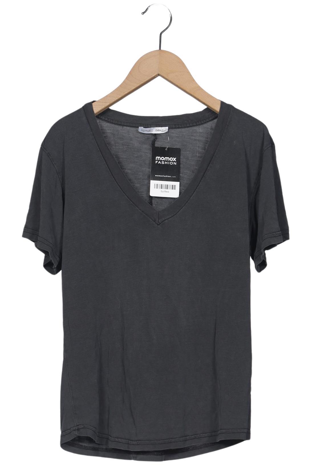 

Zara Damen T-Shirt, grau, Gr. 36