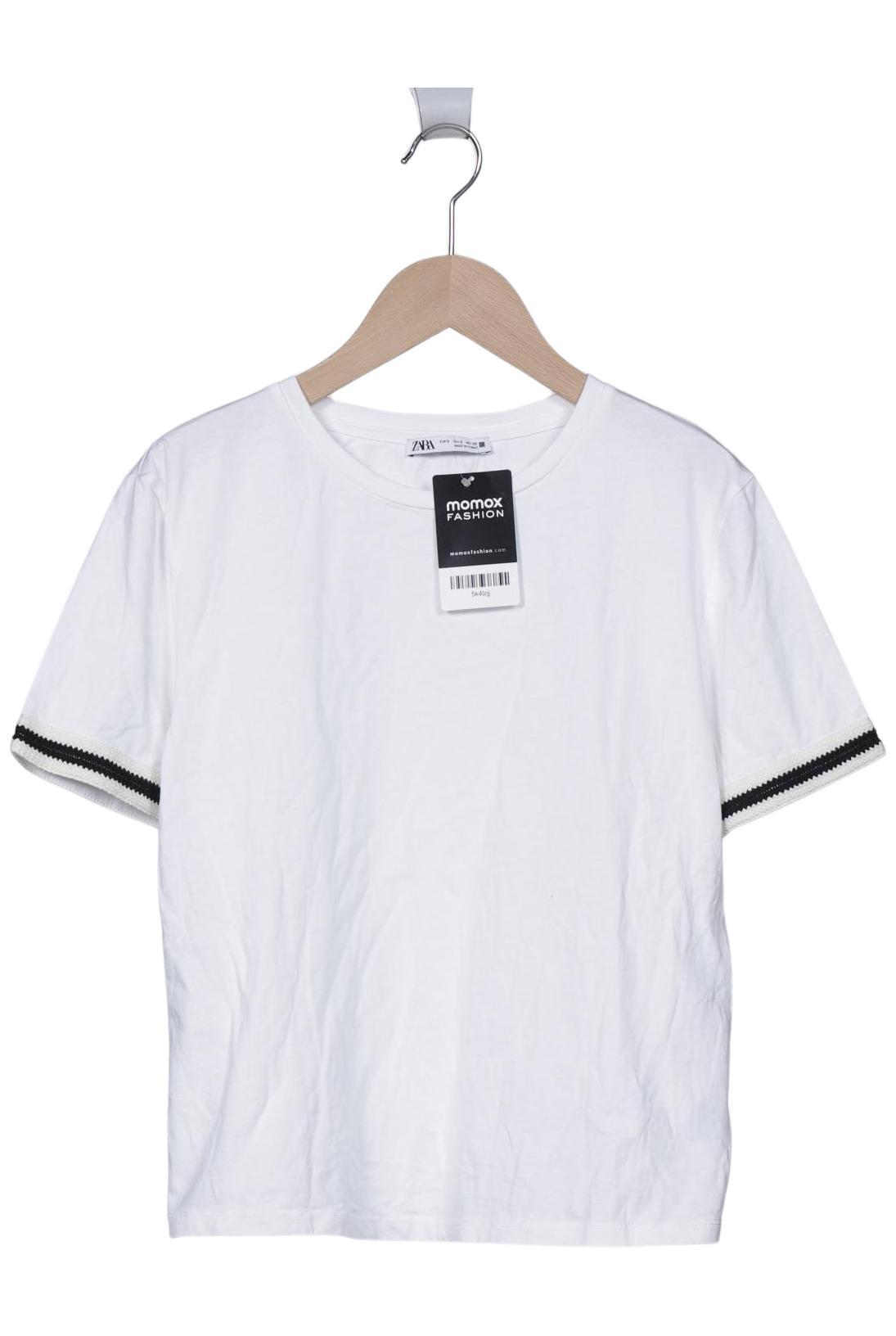 

Zara Damen T-Shirt, weiß, Gr. 36