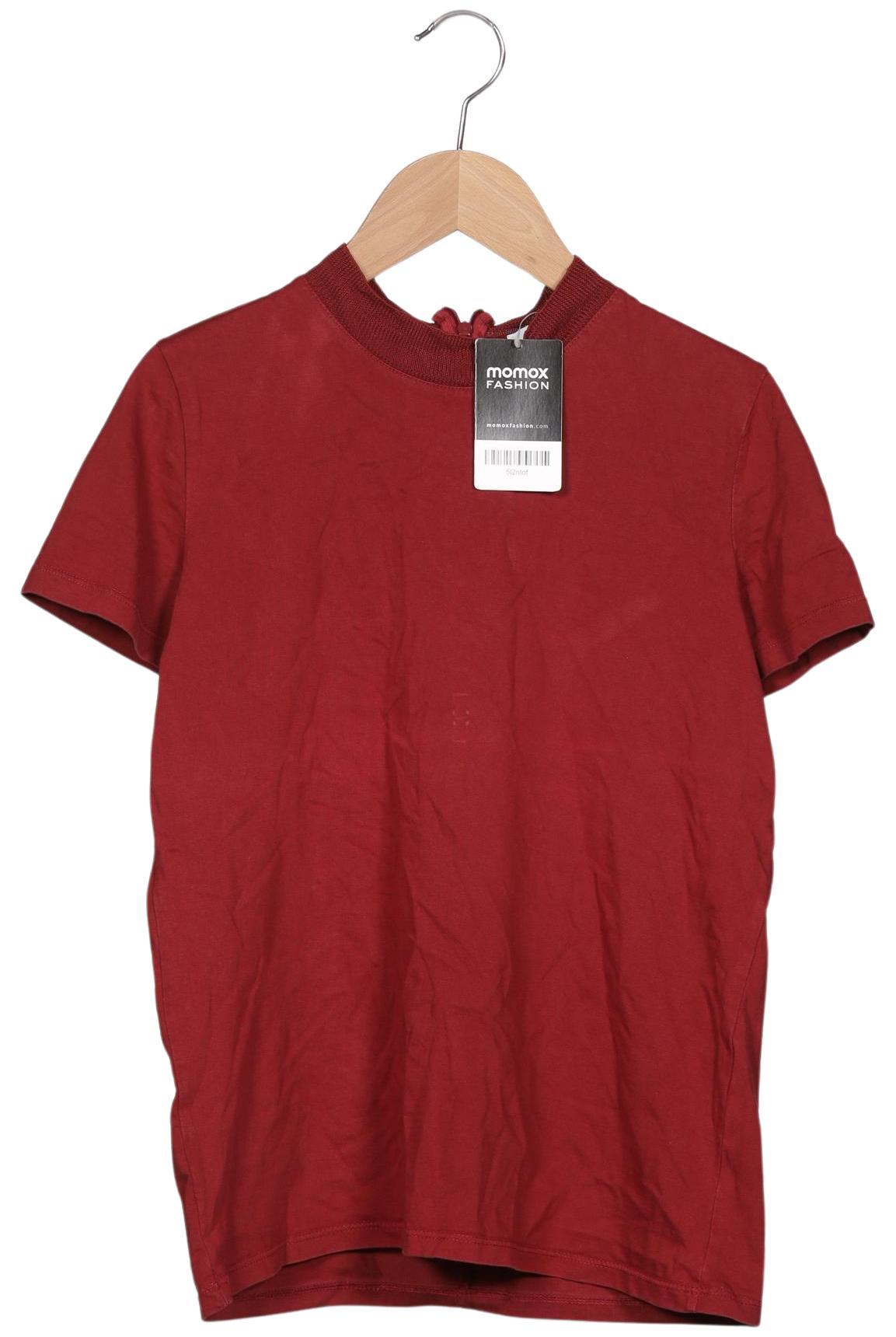 

Zara Damen T-Shirt, bordeaux, Gr. 38