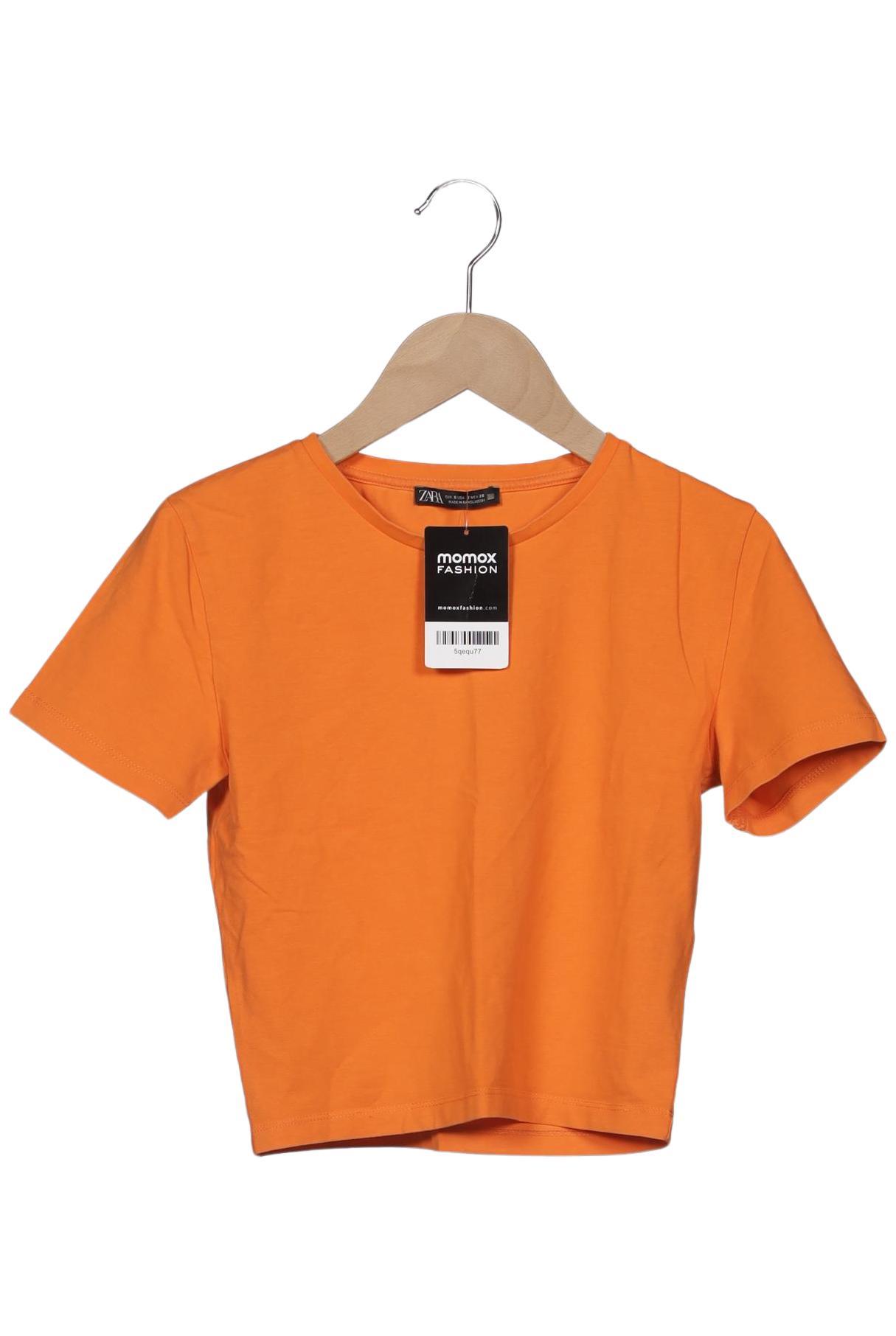 

Zara Damen T-Shirt, orange, Gr. 36