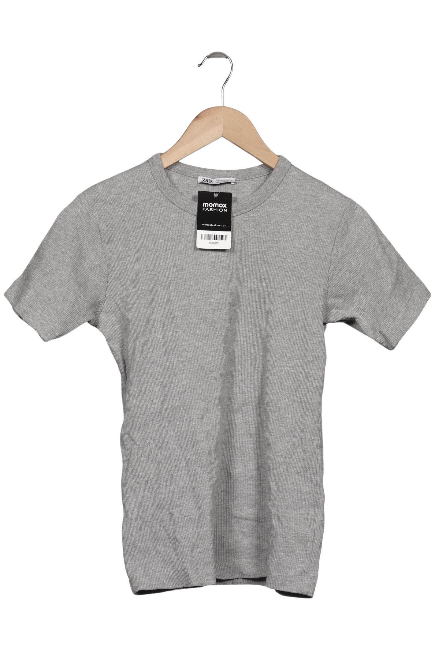 

Zara Damen T-Shirt, grau, Gr. 36