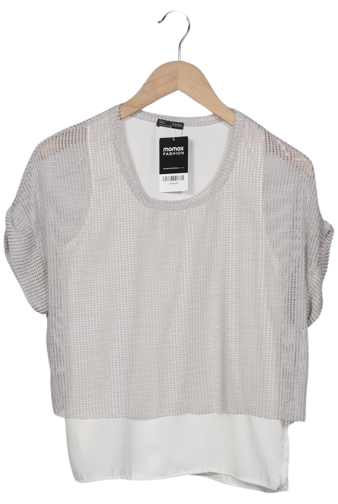

Zara Damen T-Shirt, grau, Gr. 36