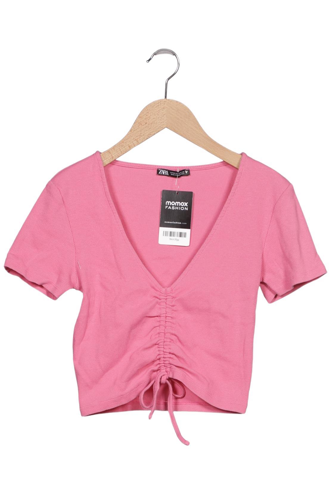 

Zara Damen T-Shirt, pink, Gr. 38