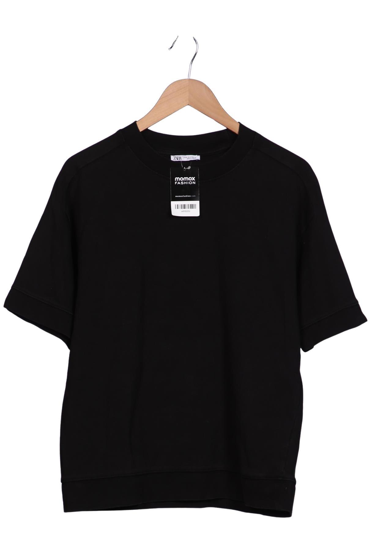 

Zara Damen T-Shirt, schwarz, Gr. 38