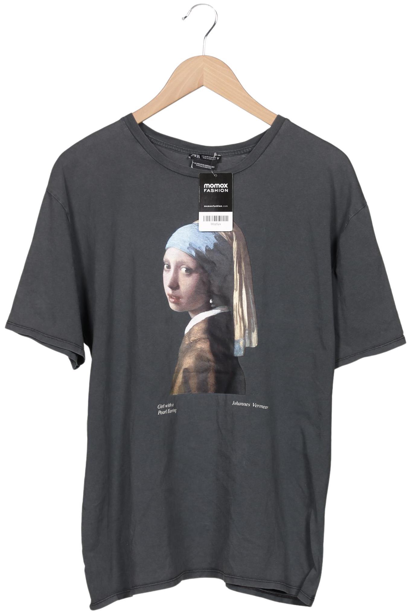 

Zara Damen T-Shirt, grau, Gr. 38