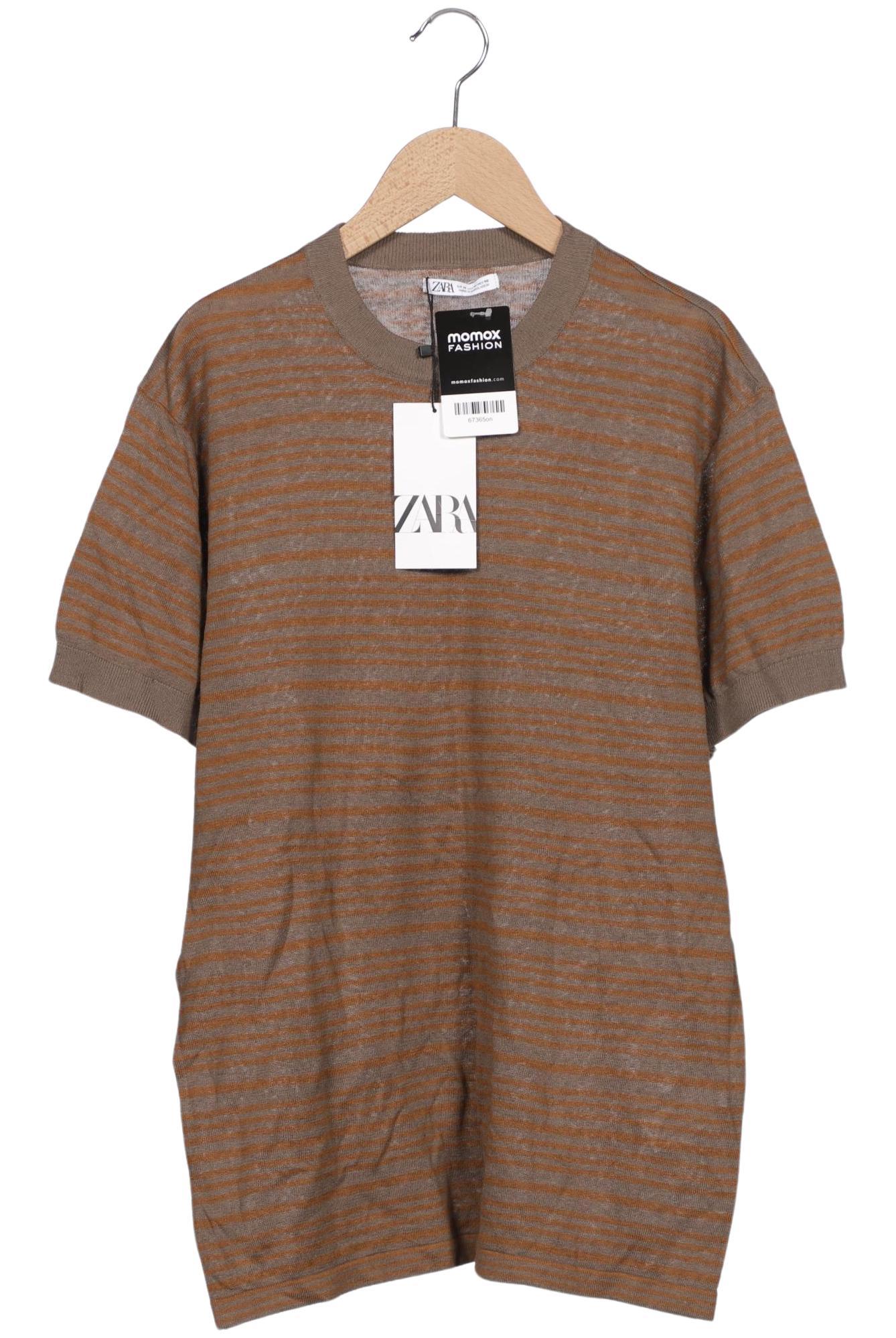 

Zara Damen T-Shirt, braun, Gr. 38