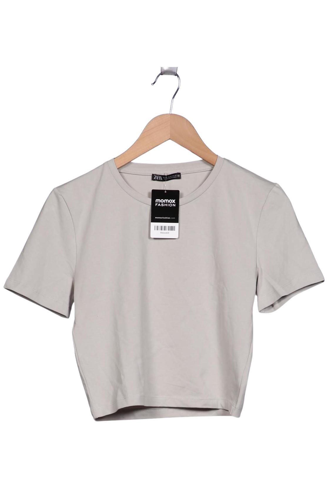 

Zara Damen T-Shirt, grau, Gr. 38