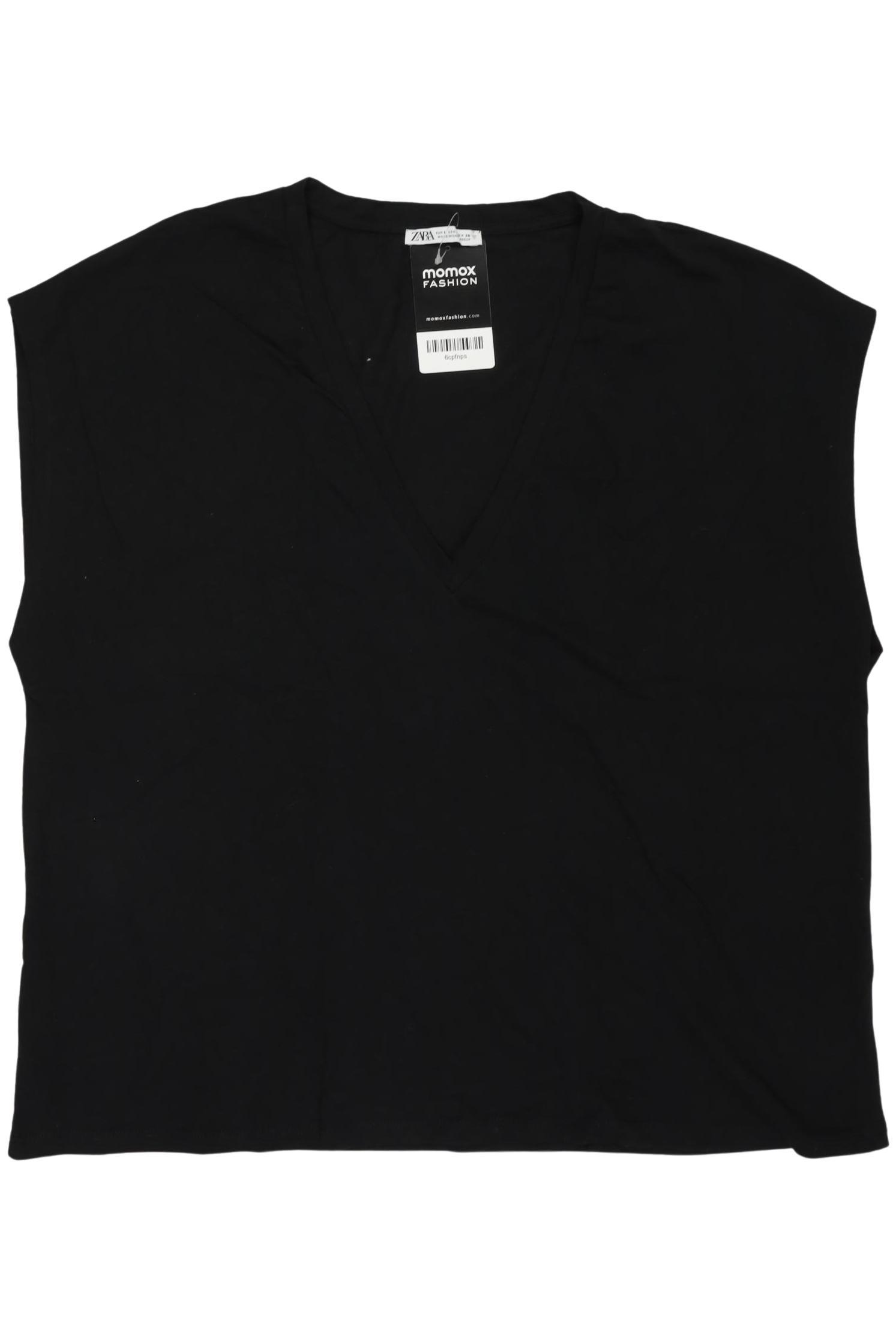 

Zara Damen T-Shirt, schwarz, Gr. 42