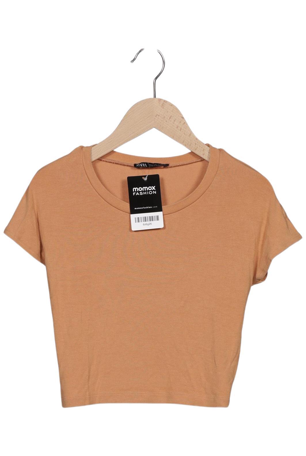 

Zara Damen T-Shirt, orange, Gr. 36
