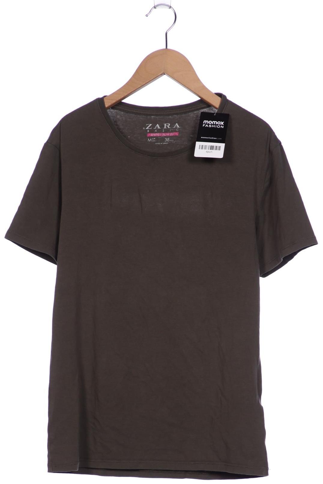 

Zara Damen T-Shirt, grün, Gr. 38