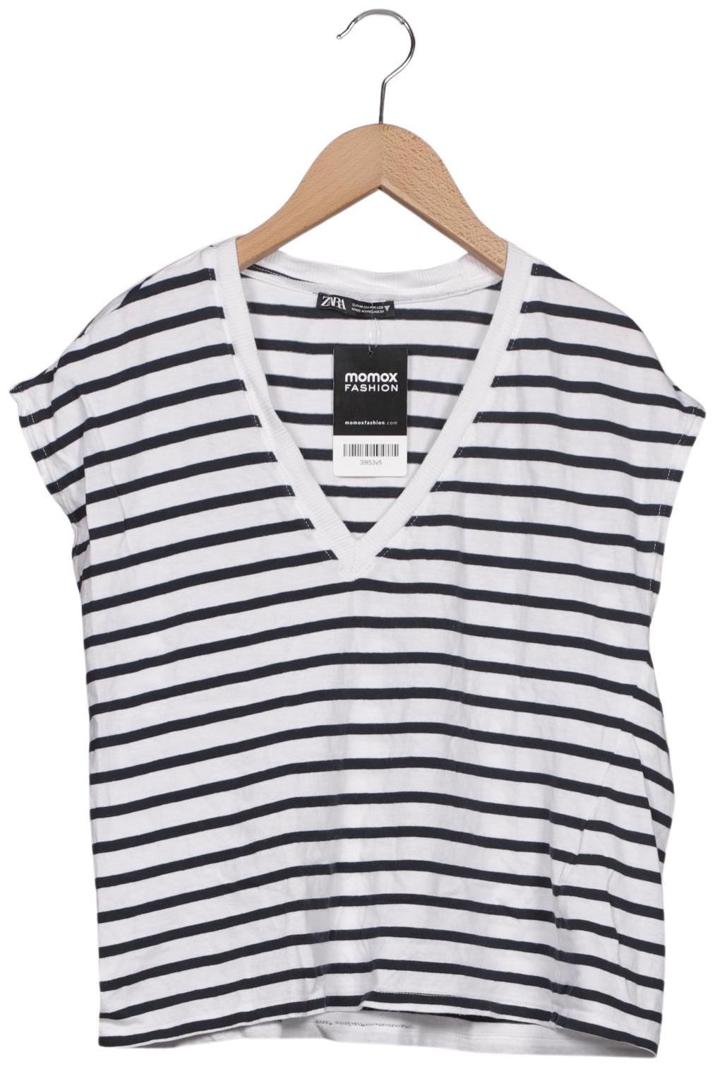 

Zara Damen T-Shirt, weiß, Gr. 38