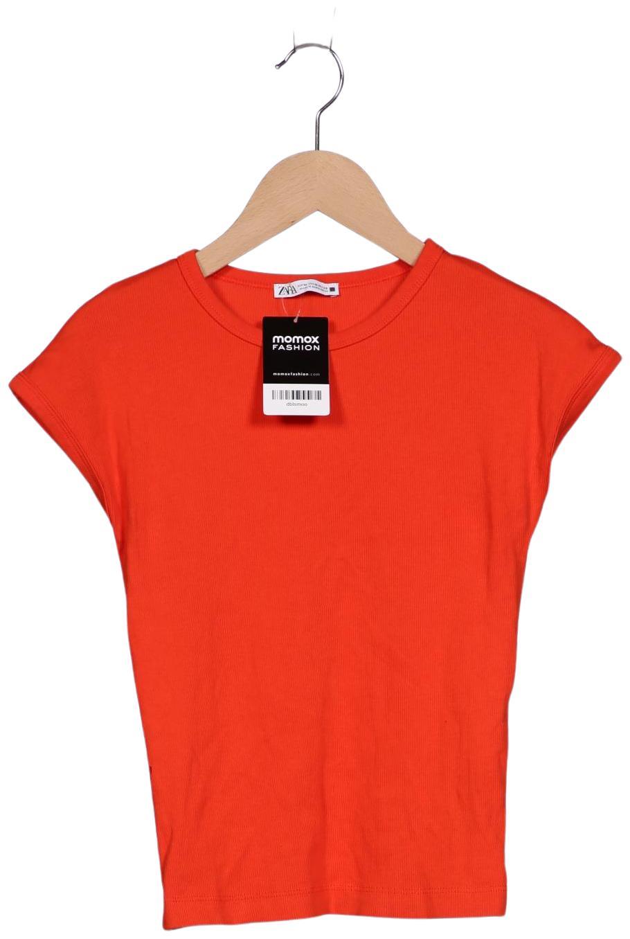 

Zara Damen T-Shirt, orange, Gr. 38