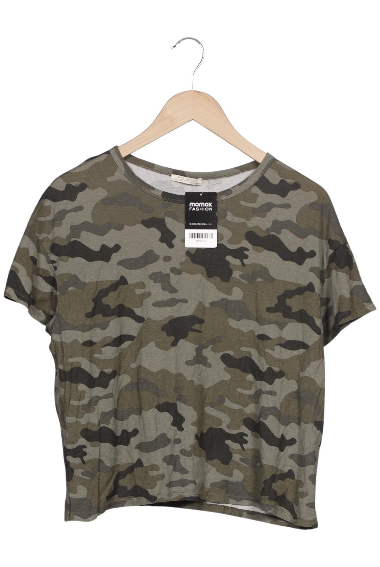 

Zara Damen T-Shirt, grün, Gr. 38