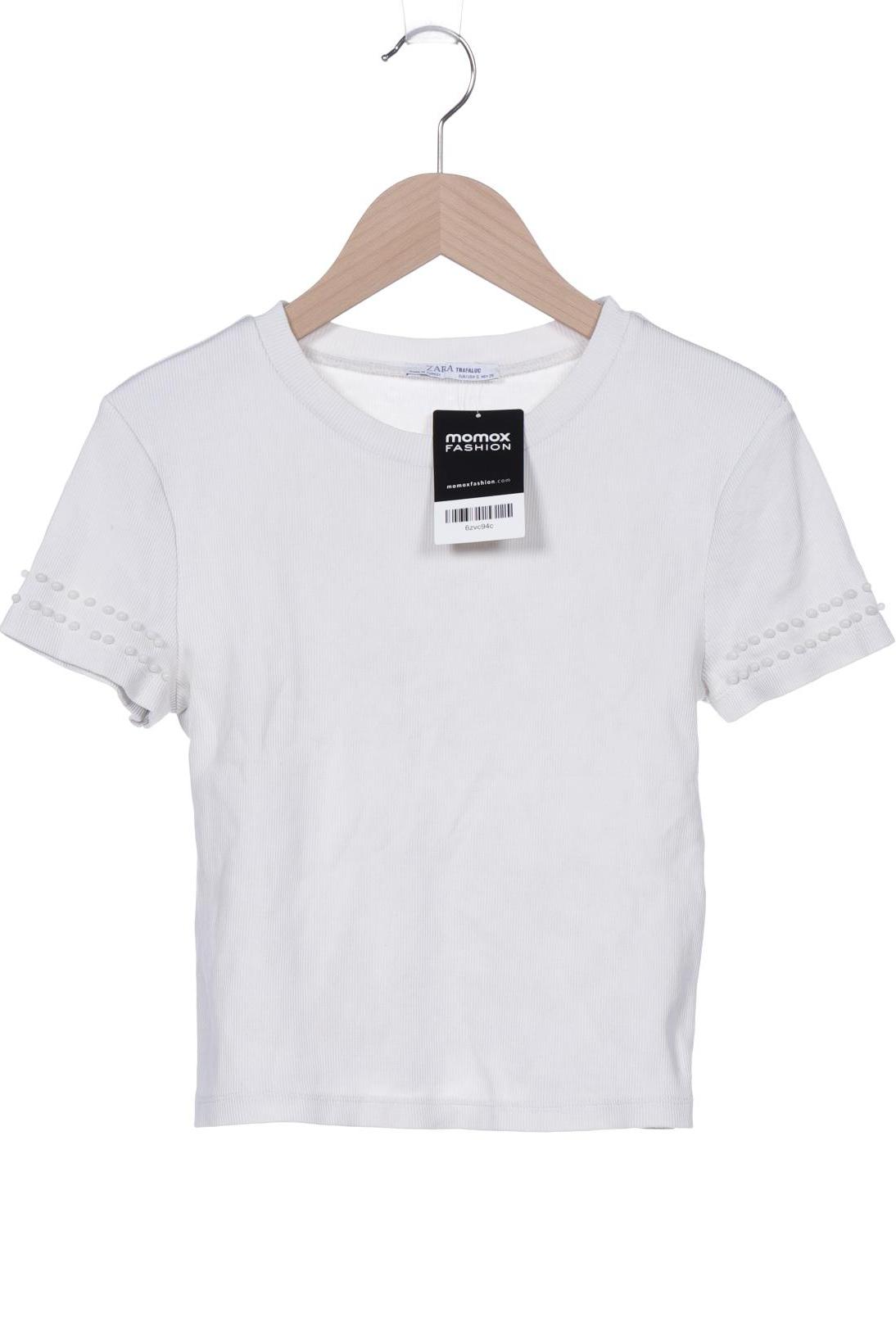 

Zara Damen T-Shirt, weiß, Gr. 36