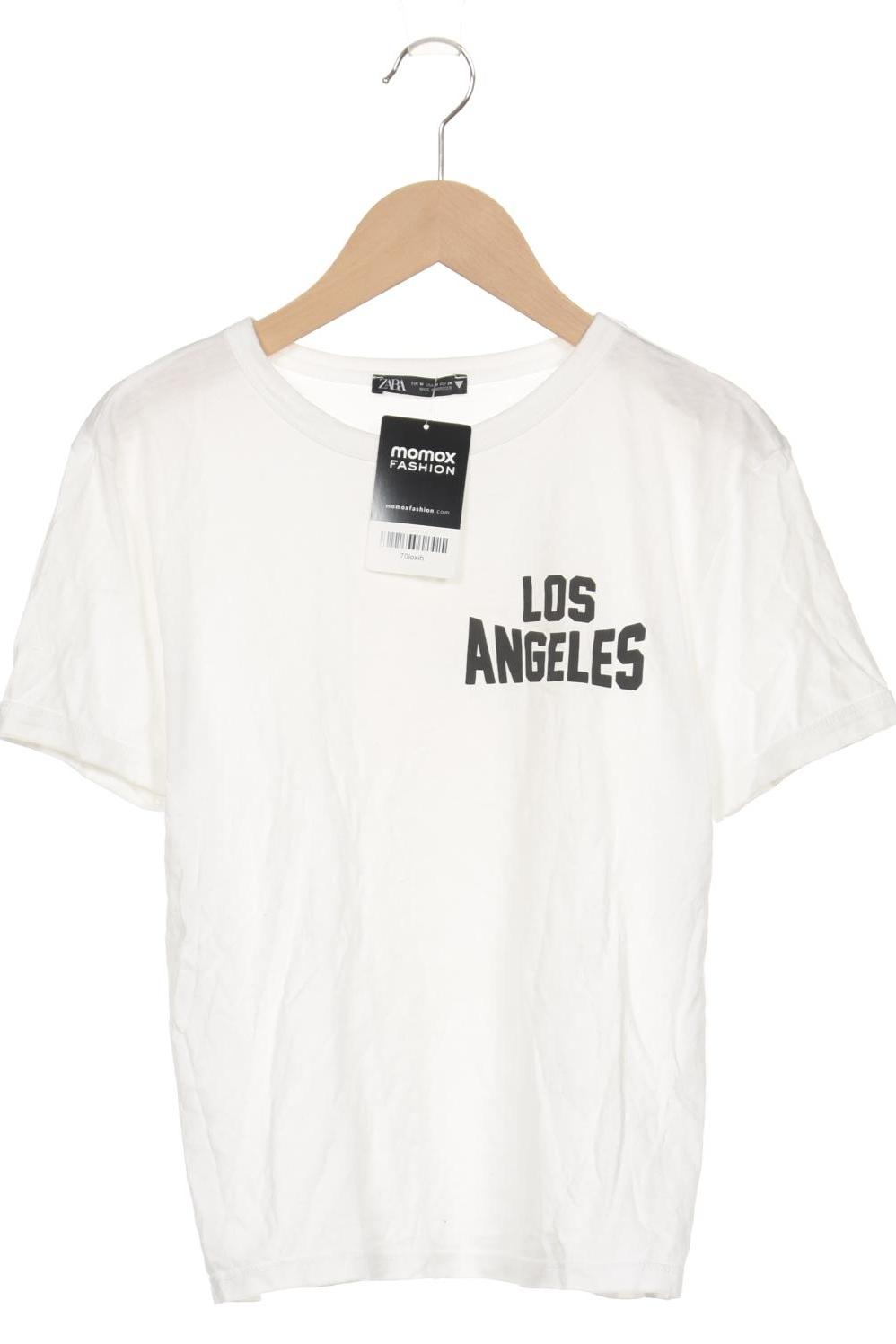 

Zara Damen T-Shirt, weiß, Gr. 38