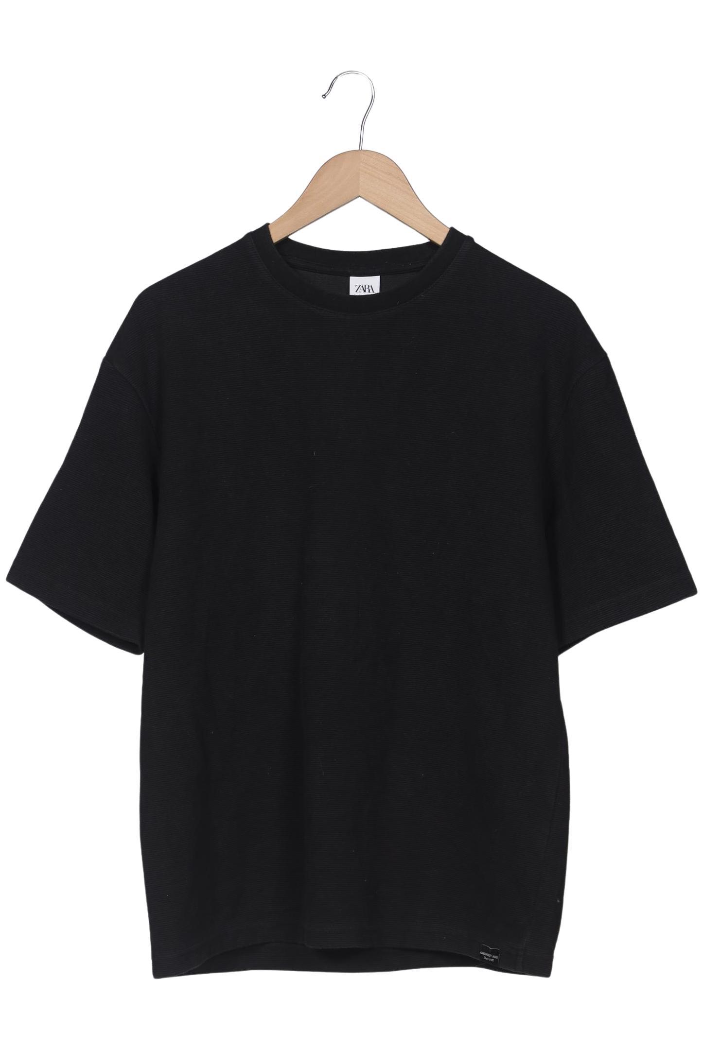 

Zara Damen T-Shirt, schwarz, Gr. 42