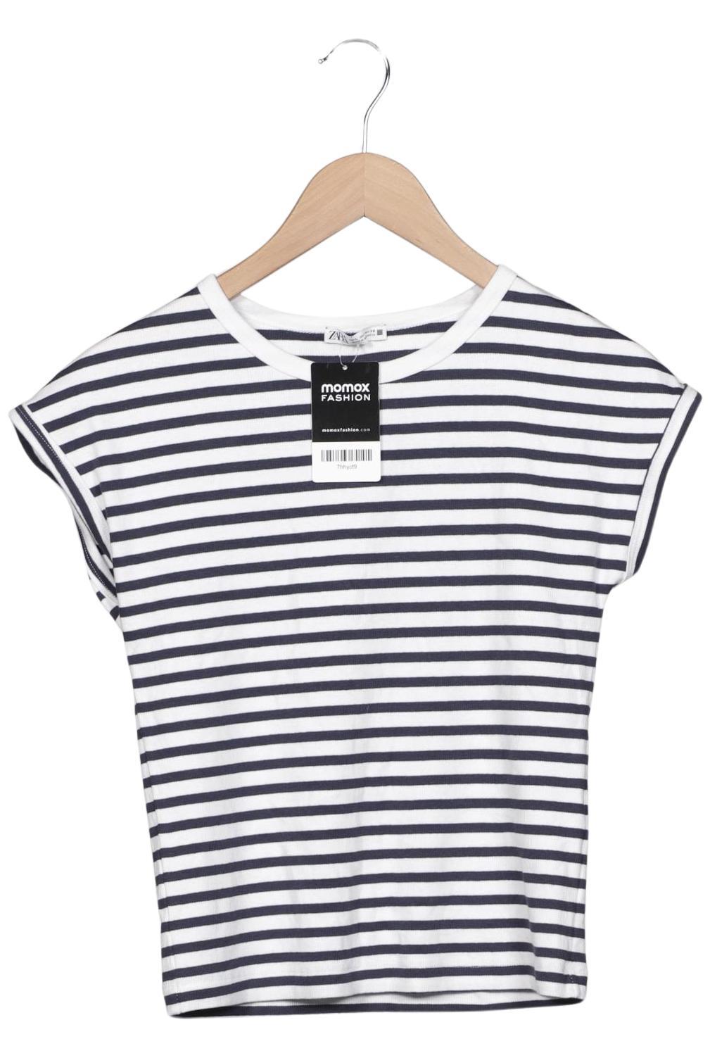 

Zara Damen T-Shirt, marineblau, Gr. 42