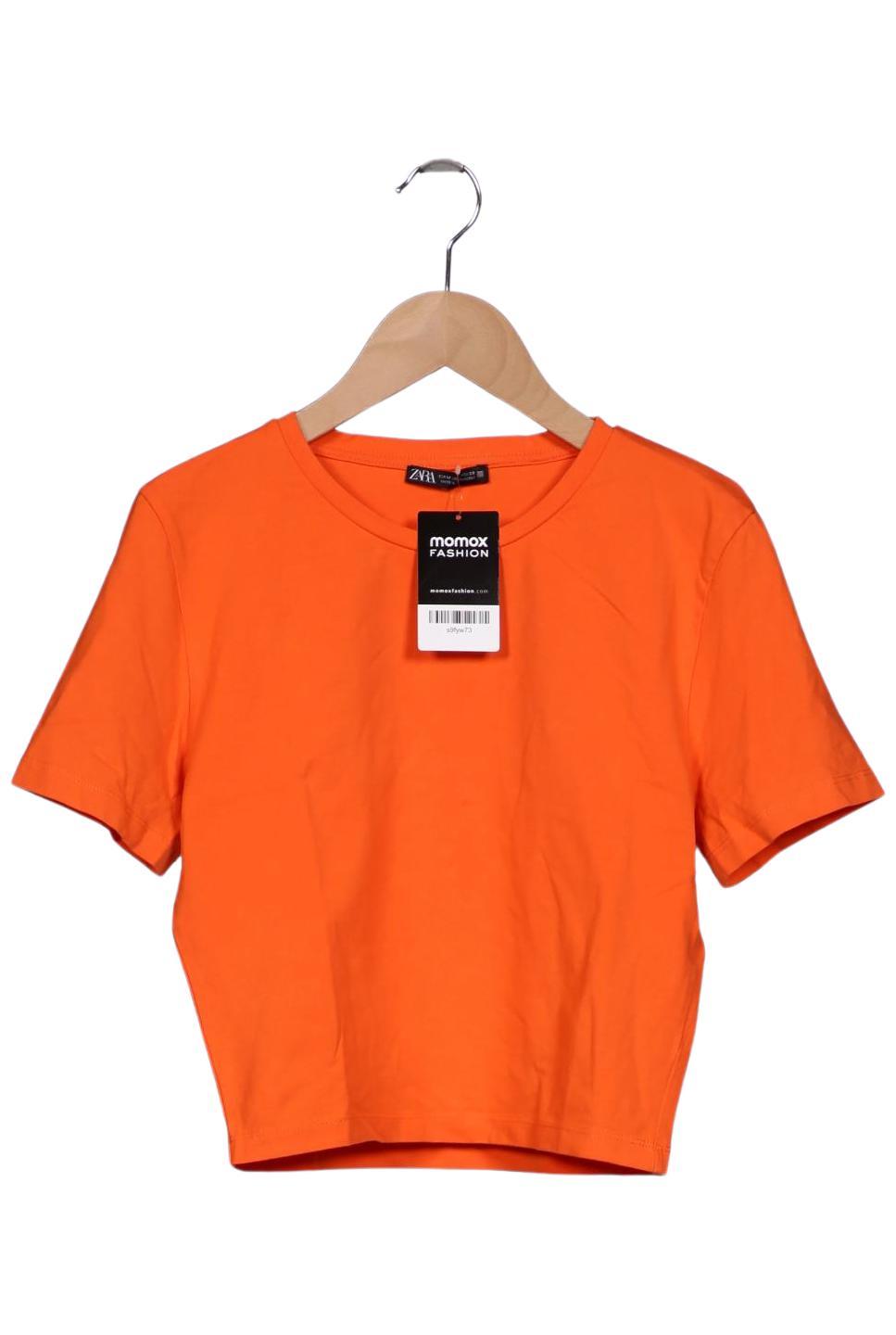 

Zara Damen T-Shirt, orange, Gr. 38
