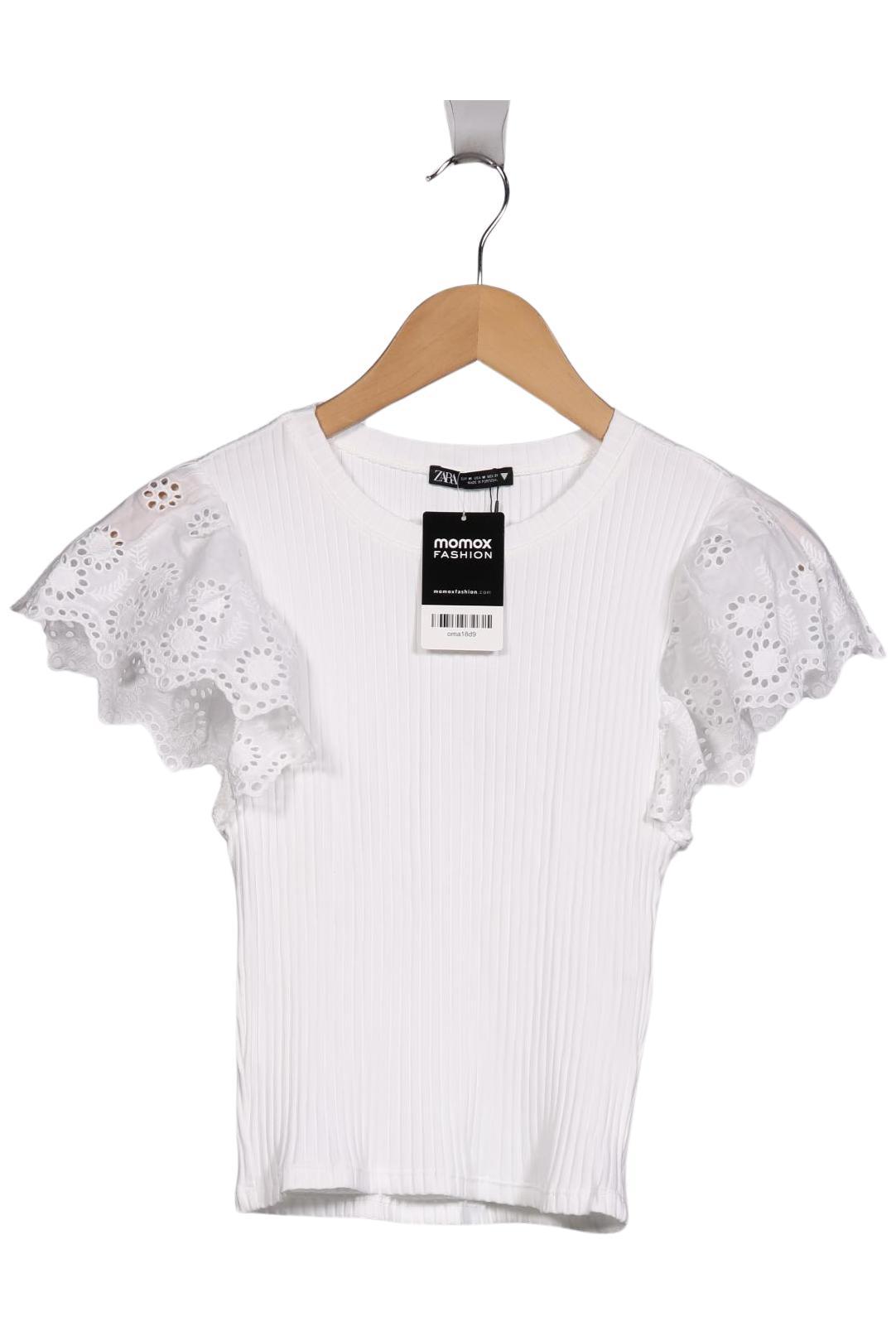 

Zara Damen T-Shirt, weiß, Gr. 38