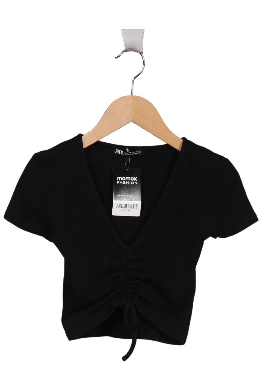 

Zara Damen T-Shirt, schwarz, Gr. 36