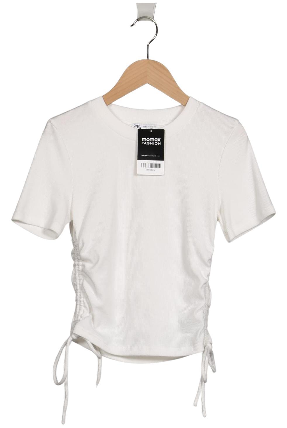 

Zara Damen T-Shirt, weiß, Gr. 38