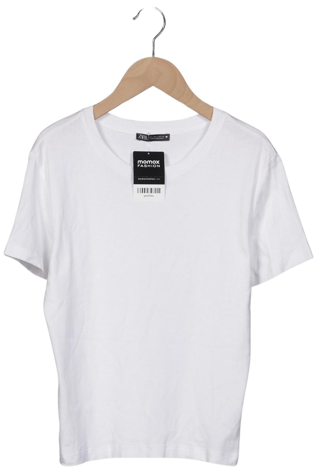

Zara Damen T-Shirt, weiß, Gr. 42