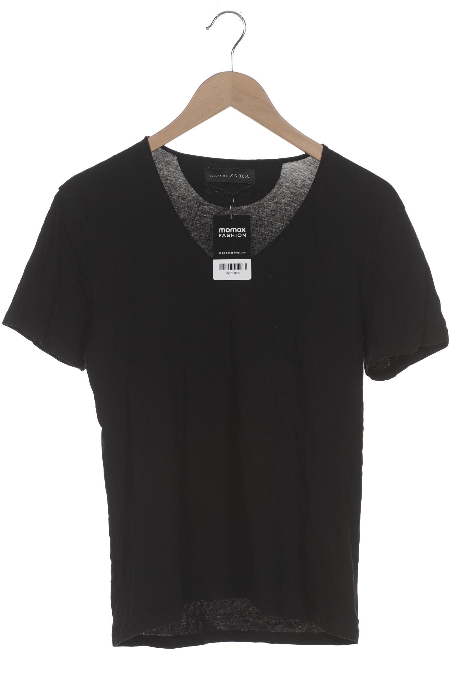 

Zara Damen T-Shirt, schwarz, Gr. 38